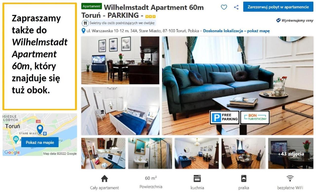 Wilhelmstadt Apartment 90M - Parking Stary Toruń 외부 사진